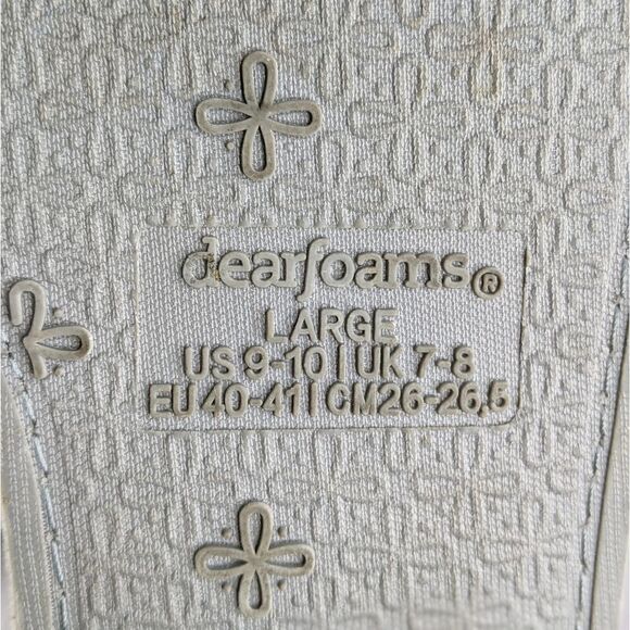 Dearfoams Beatrice Velour Slide Slippers - Large (9-10) - Picture 7 of 9